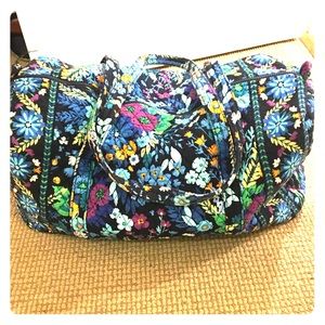 Vera Bradley Midnight Blues Quilted Overnight Bag